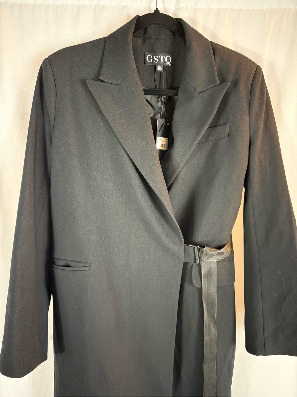 NWT GSTQ women Full Court Blazer Black size: XS - Picture 4 of 17